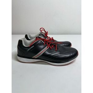 Thestron Men’s Golf Leather Shoes Black Size 12,5